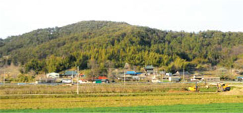 하서 선생이 태어난 전남 장성군 황룡면 맥동 마을